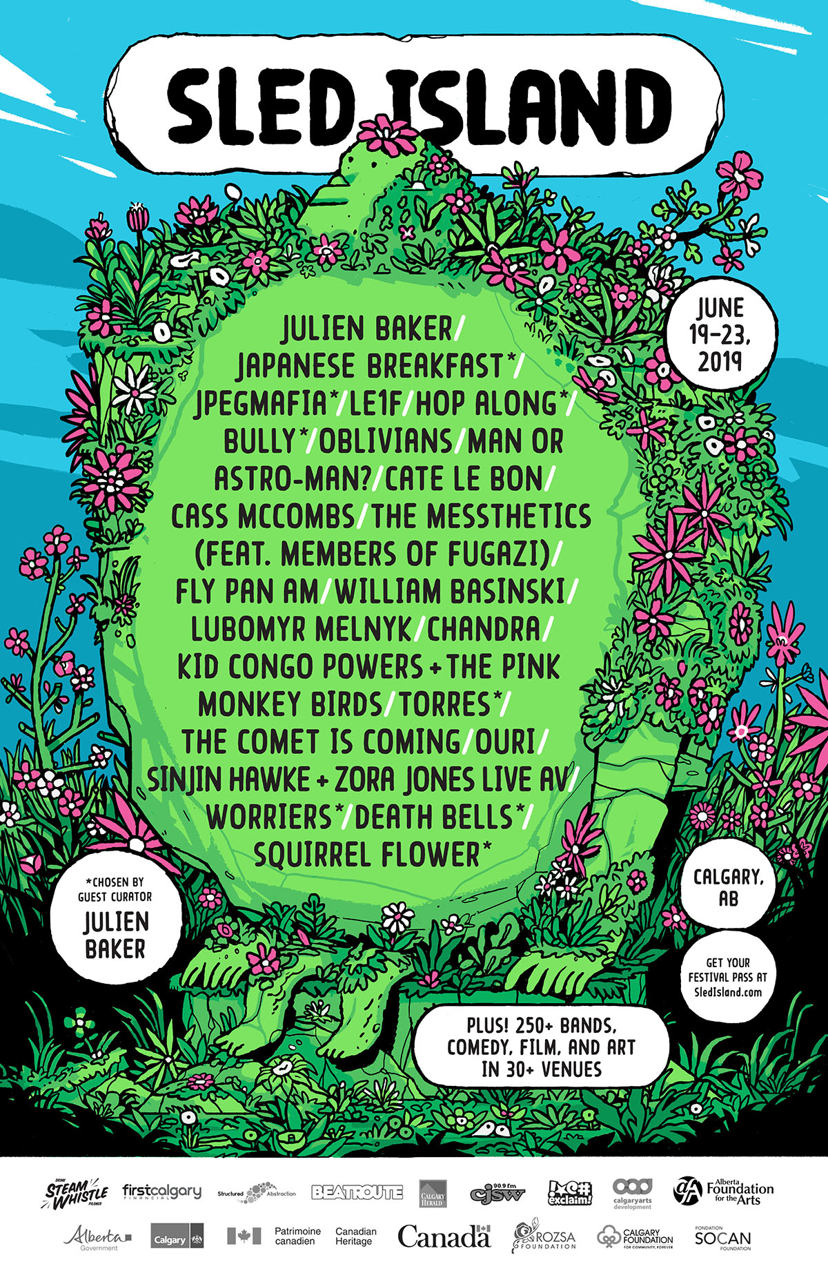 Sled Island is on now! CJSR